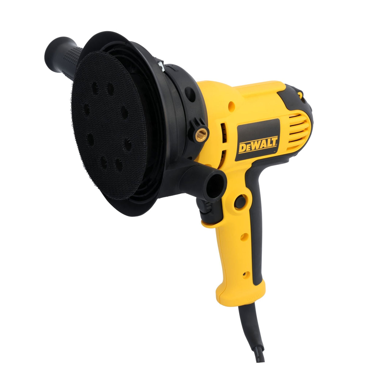 Lijadora rotativa DEWALT, velocidad variable, campana de extracción, 5 pulgadas – Reacondicionada
