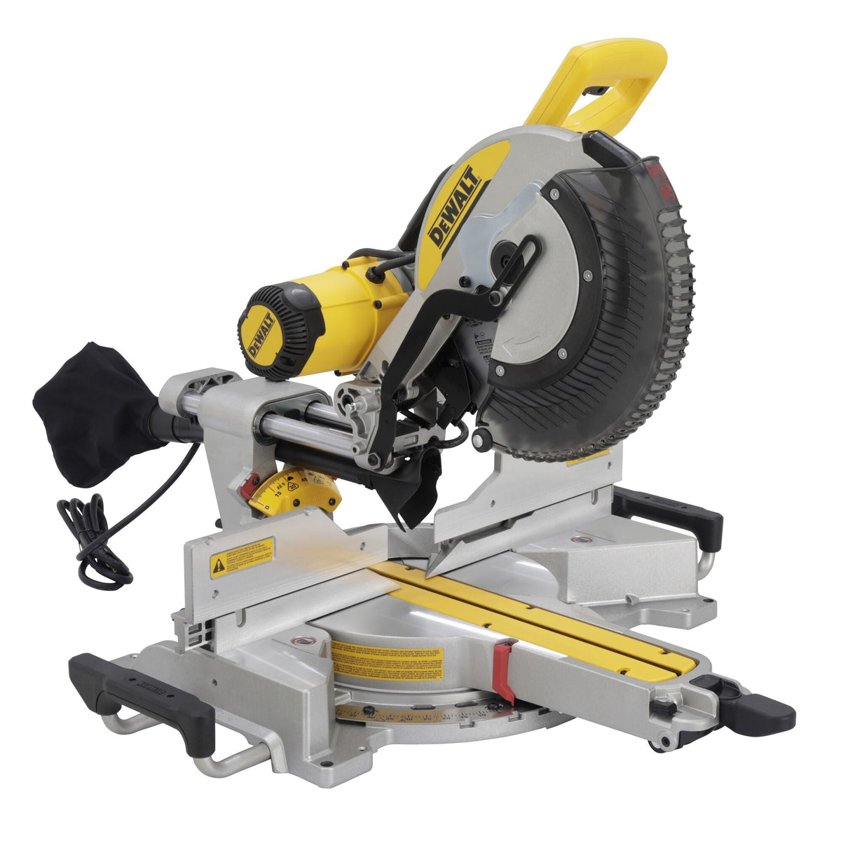 Sierra ingletadora deslizante de doble bisel DEWALT de 12 pulg. – Reacondicionada