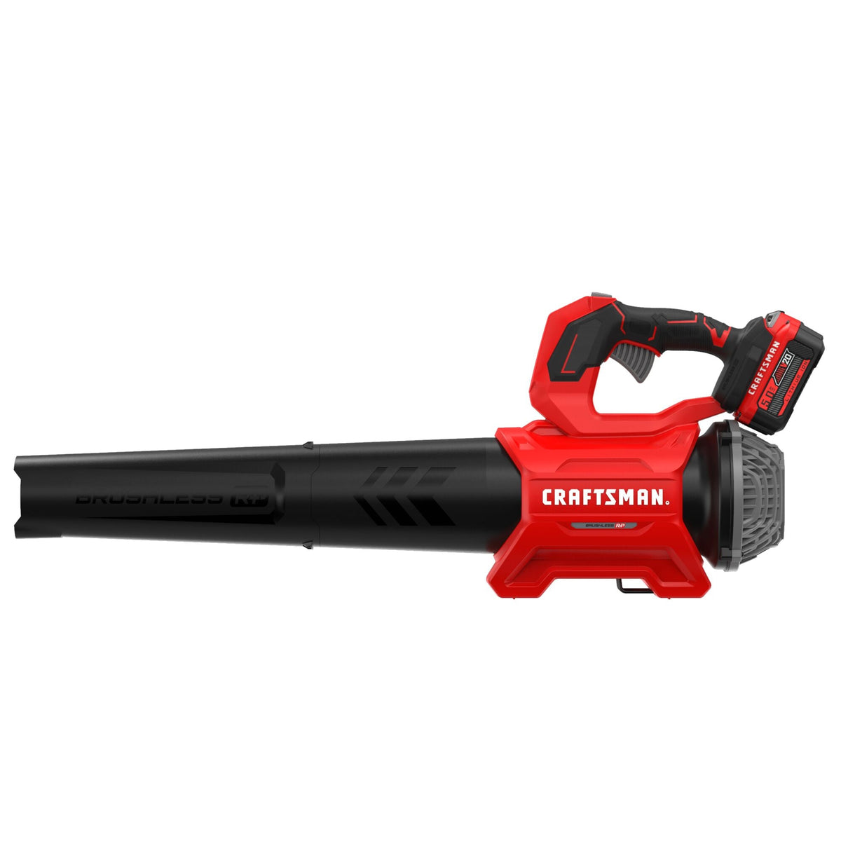 Soplador axial de hojas inalámbrico CRAFTSMAN V20* BRUSHLESS RP con (1) batería de 5.0 ah y cargador – Reacondicionado