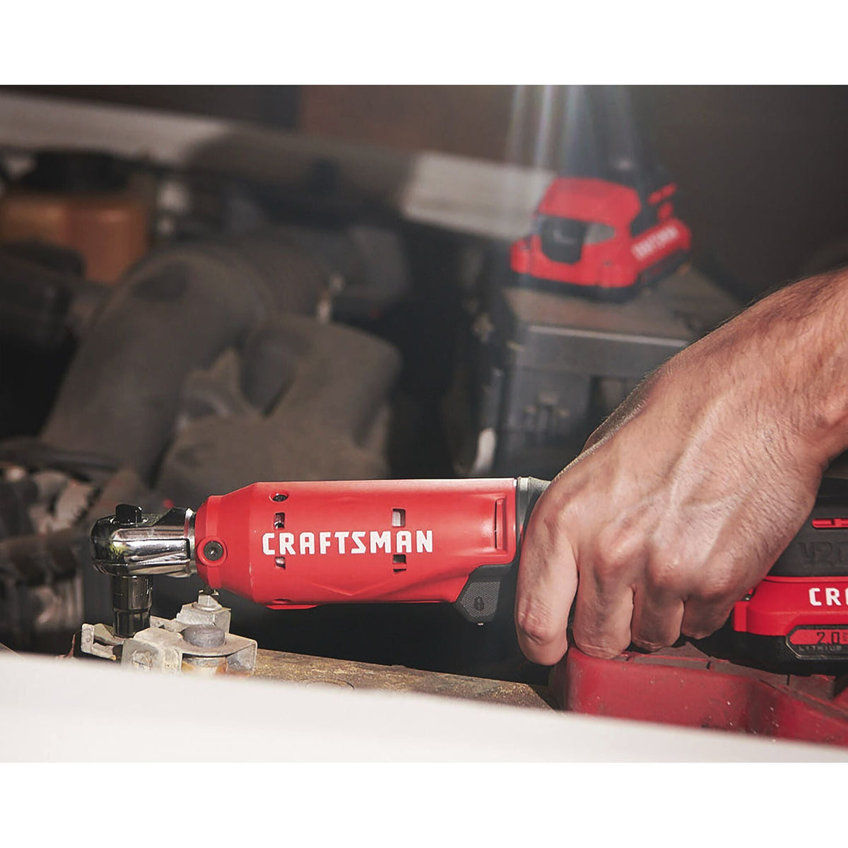 CRAFTSMAN V20* Cordless 3/8-Inch Drive Ratchet (Tool Only) – Reconditioned