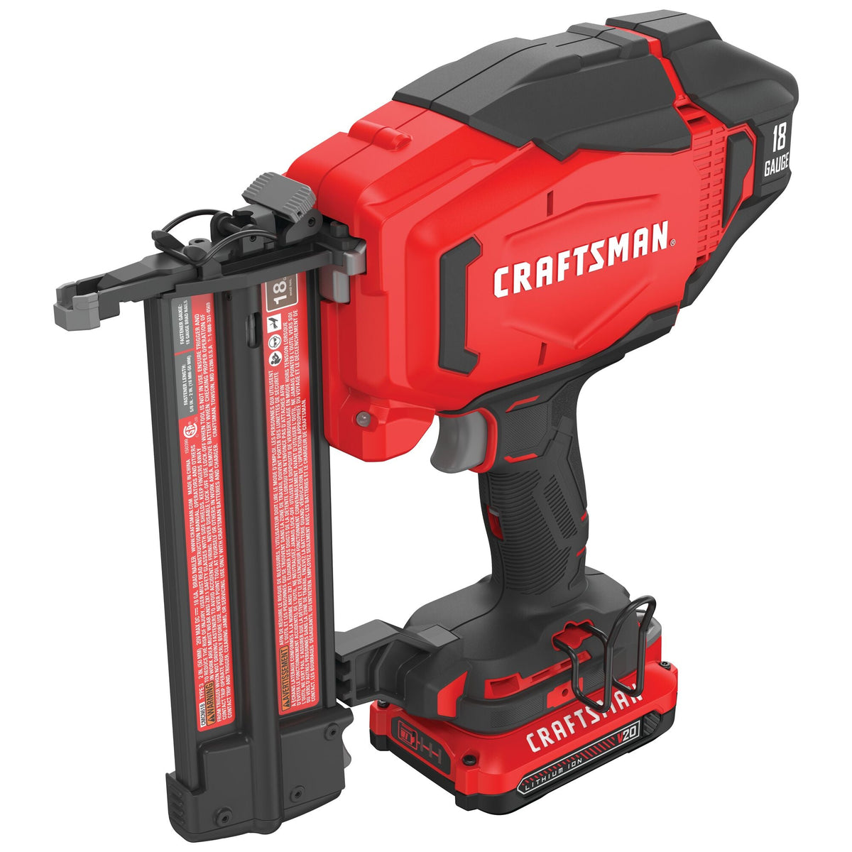 CRAFTSMAN V20* Engrapadora de clavos sin cuerda con (1) batería de 1.5Ah y cargador – Reacondicionada