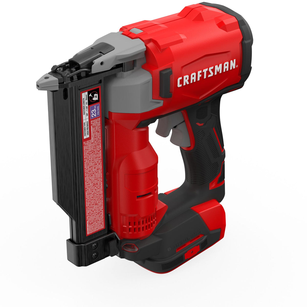 CRAFTSMAN V20* BRUSHLESS RP Engrapadora inalámbrica de clavos tipo pin calibre 23 (Solo herramienta) – Reacondicionada
