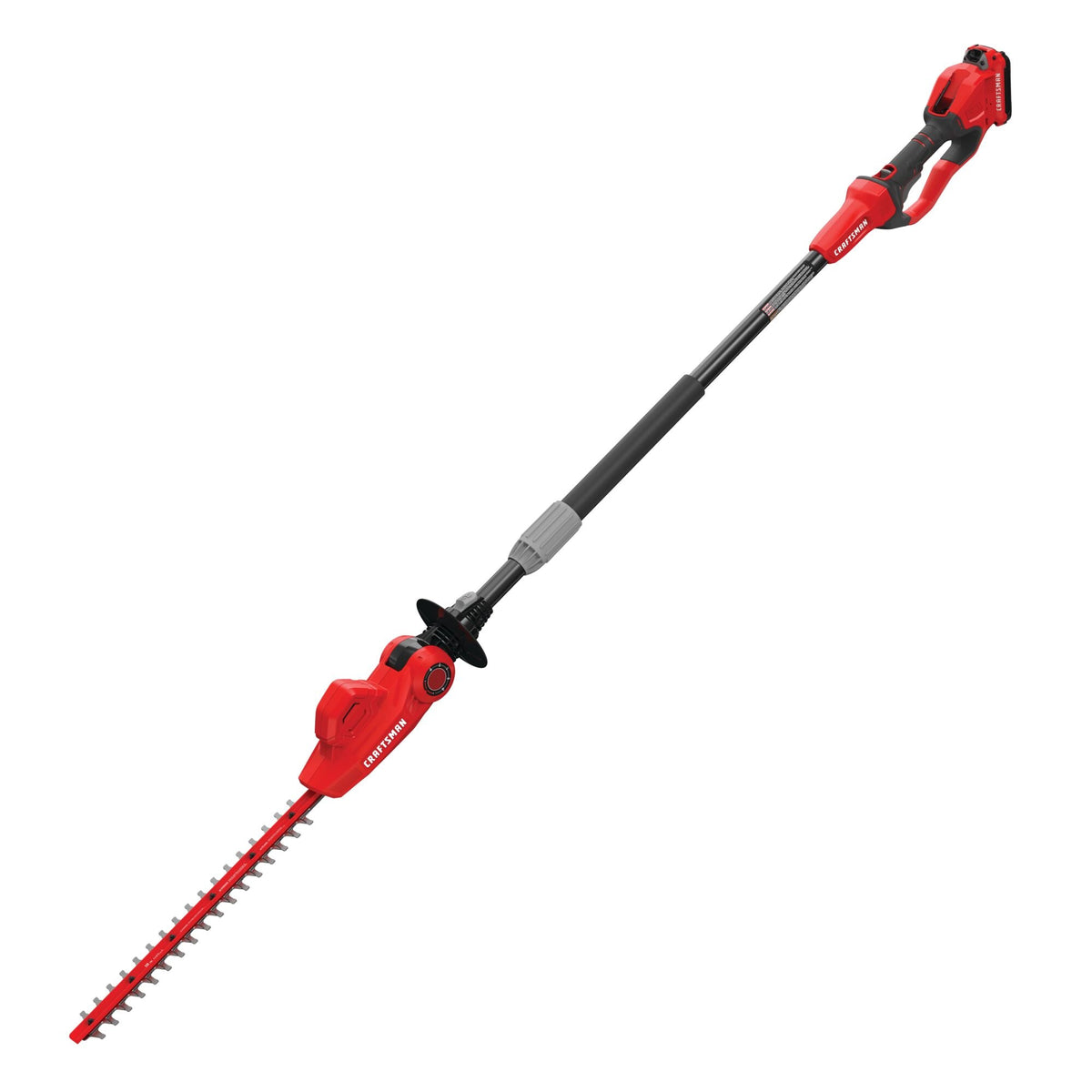 CRAFTSMAN V20* Kit de podadora de setos de asta inalámbrica de 18 pulgadas con (1) batería de 2.0ah y cargador – Reacondicionado