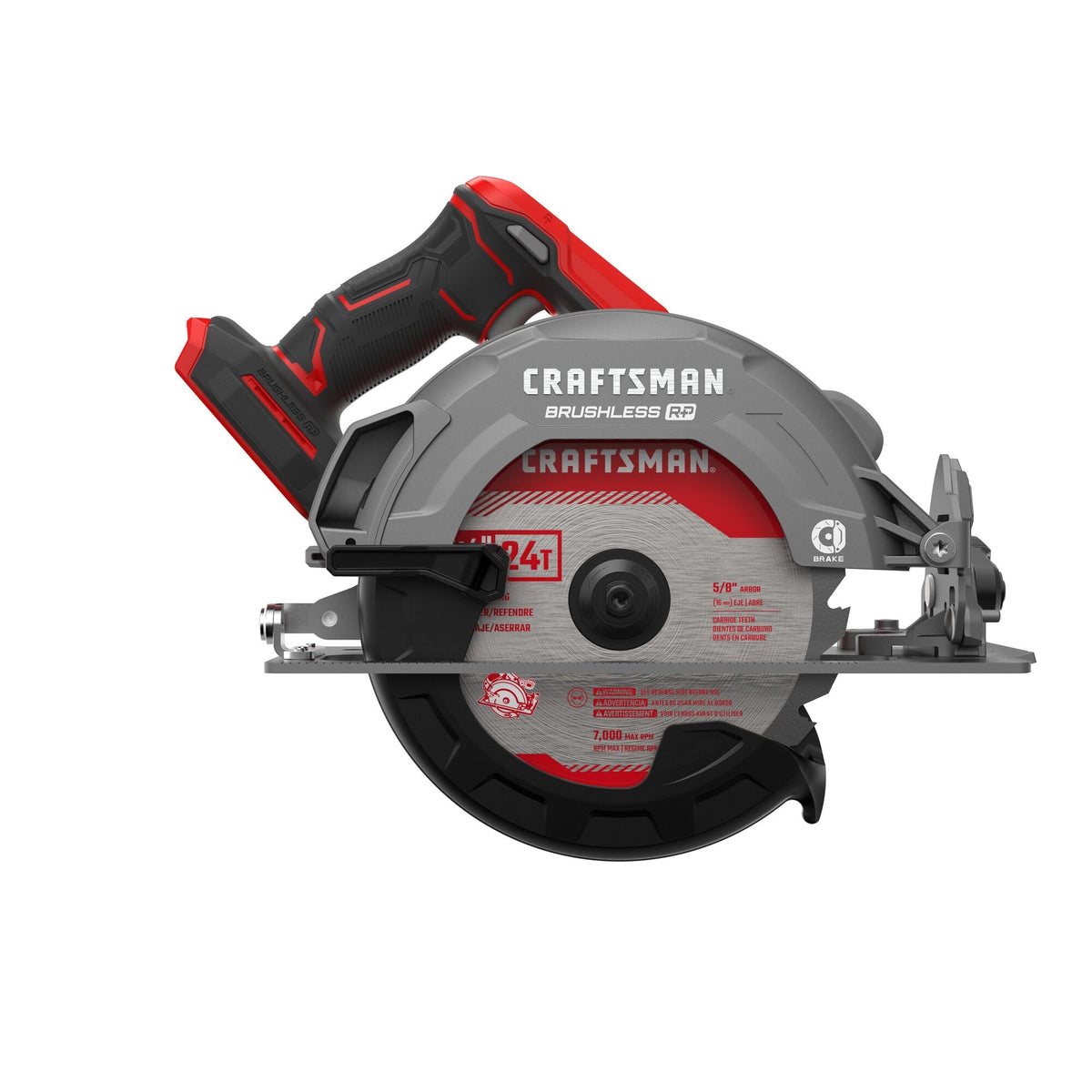 CRAFTSMAN V20* BRUSHLESS RP Cordless 7-1/4-Inch Circular Saw (Tool Only) – Reconditioned