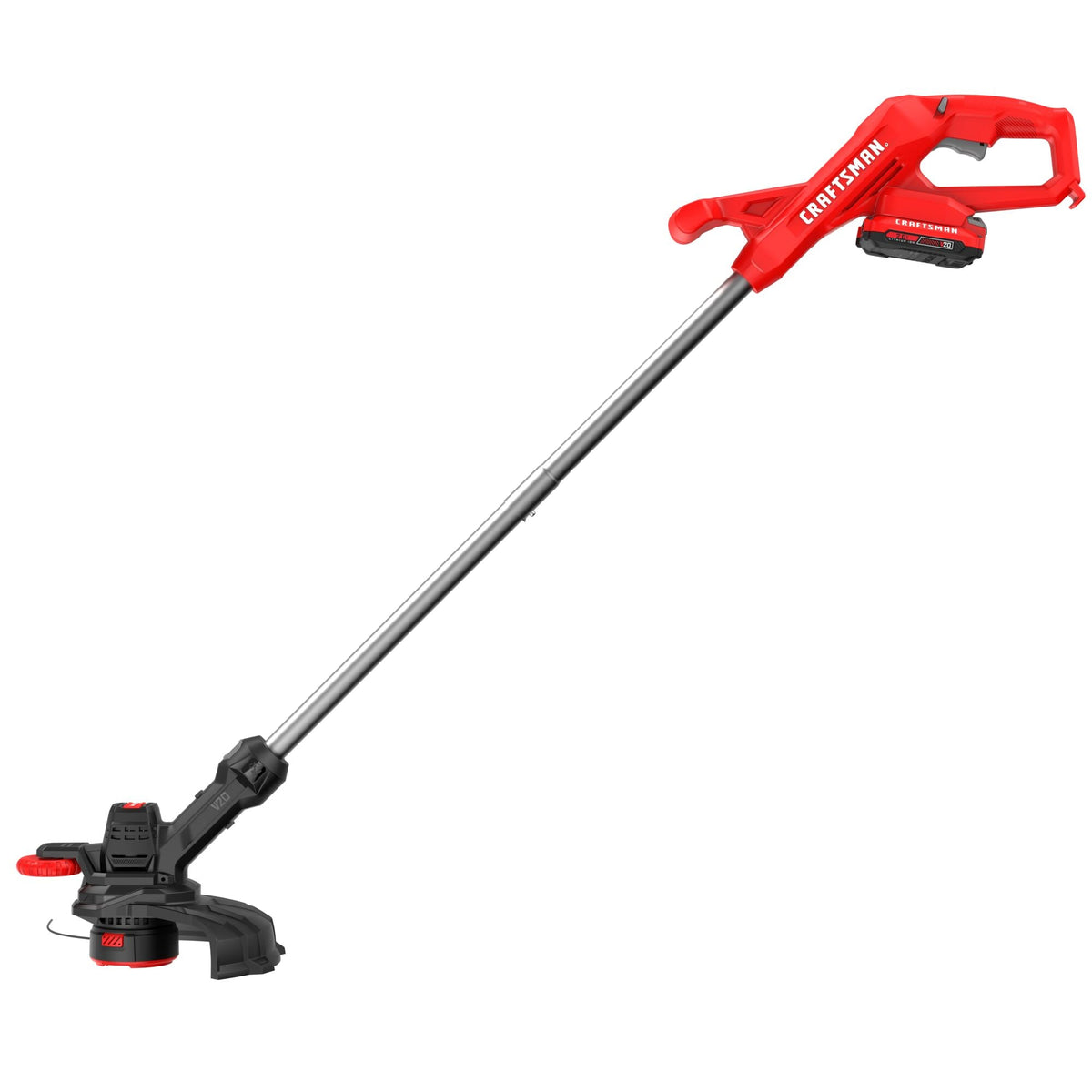 CRAFTSMAN V20* Cordless 10-Inch WEEDWACKER String Trimmer and Edger Kit with (1) 2.0Ah Battery and Charger – Reconditioned