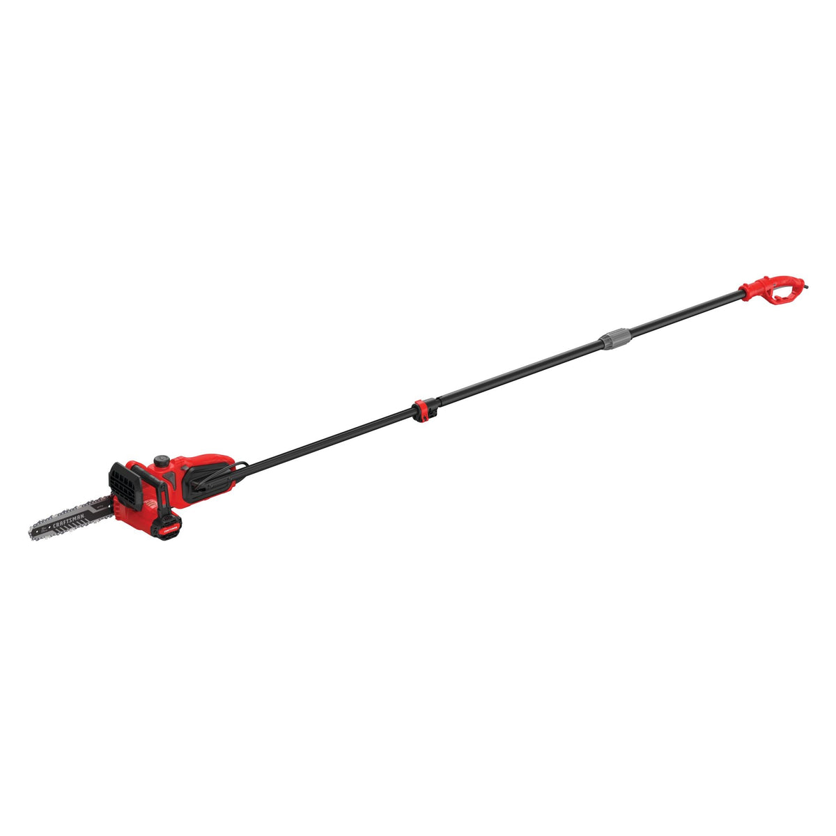 CRAFTSMAN Motosierra de pértiga eléctrica de 10 pulgadas con pértiga de extensión (8 amperios) – Reacondicionada