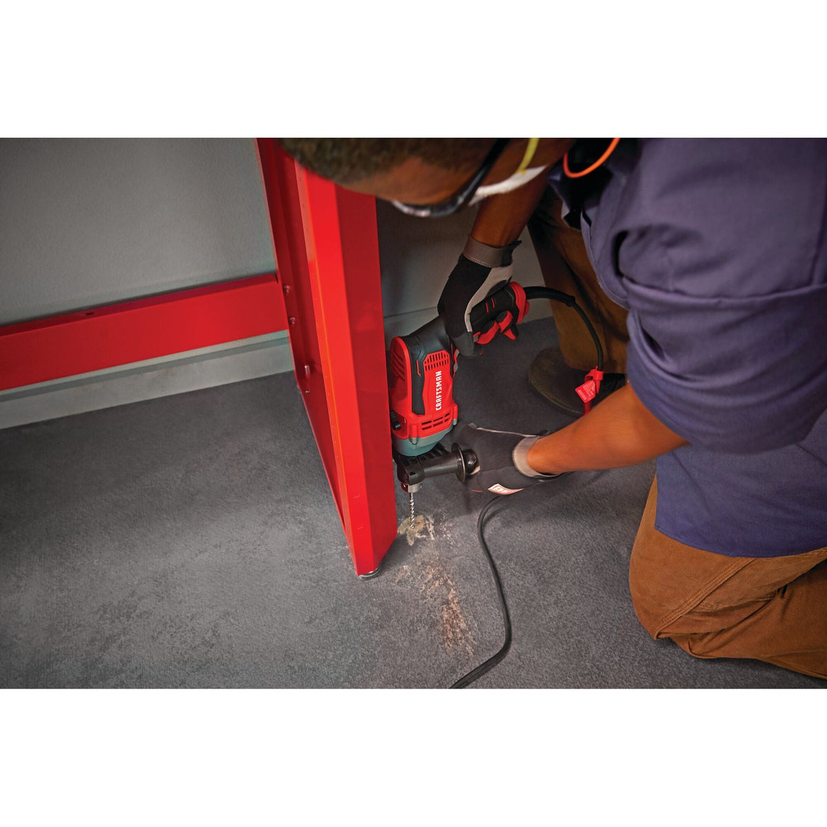Taladro percutor eléctrico con cable de 1/2 pulgada de velocidad variable CRAFTSMAN (7 amperios) – Reacondicionado
