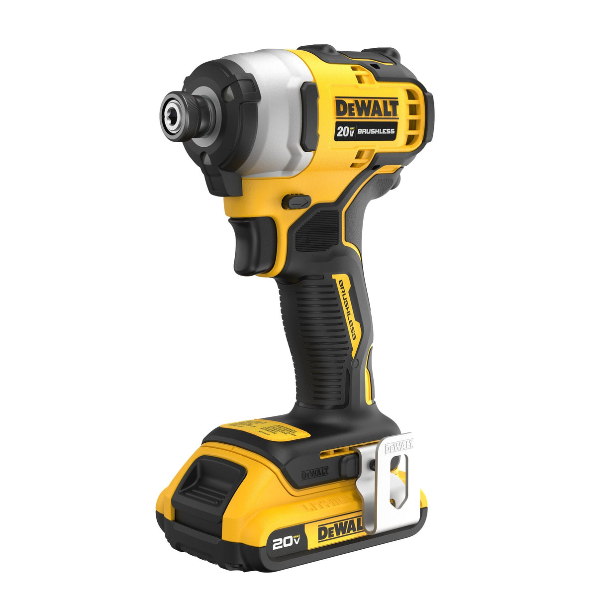 DEWALT ATOMIC 20V MAX* Brushless Cordless 1/4 in. Compact Impact Driver Kit – Reconditioned