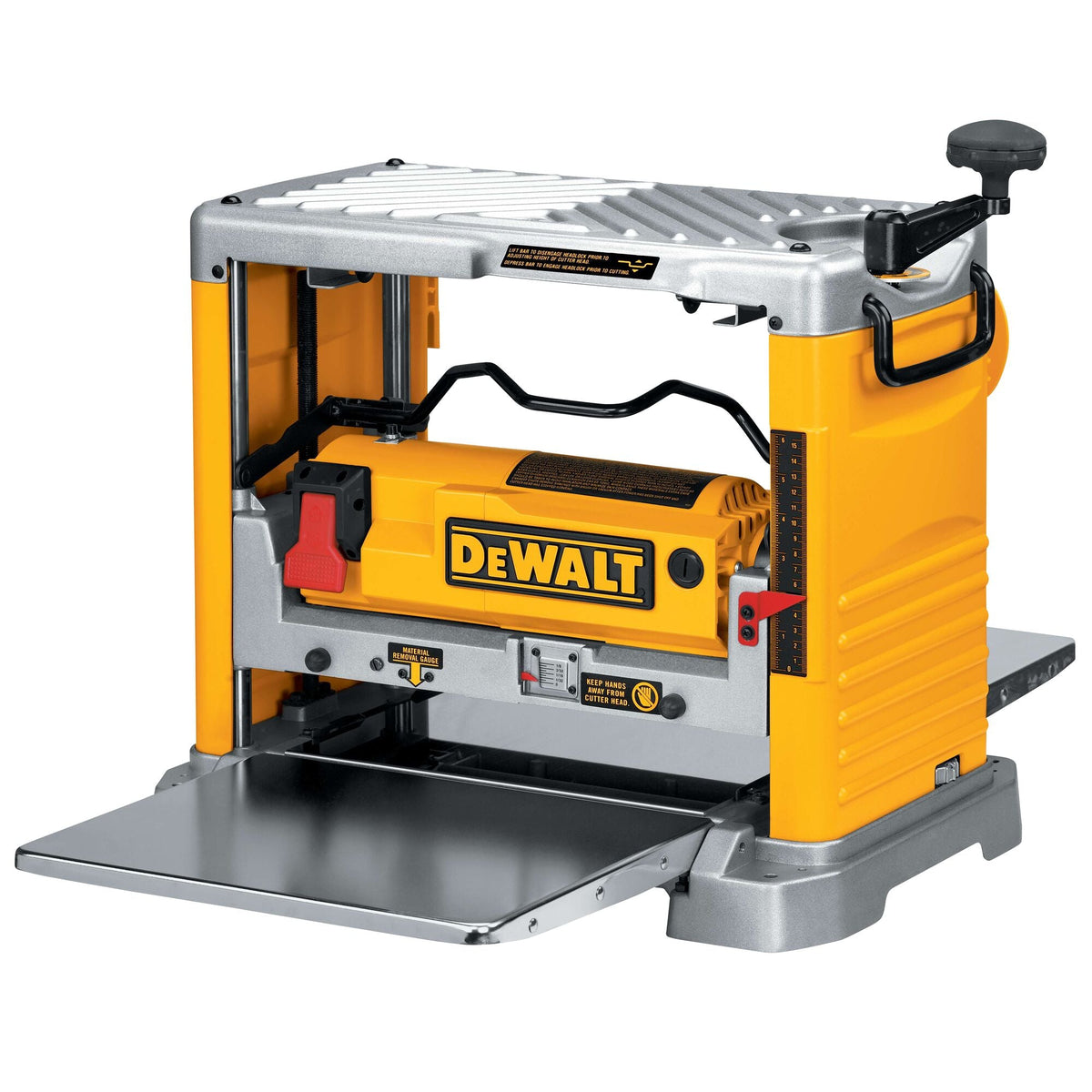 DEWALT 12-1/2-Inch (318mm) Corded Electric Thickness Planer with Three Knife Cutter-Head (15 Amp) – Reconditioned