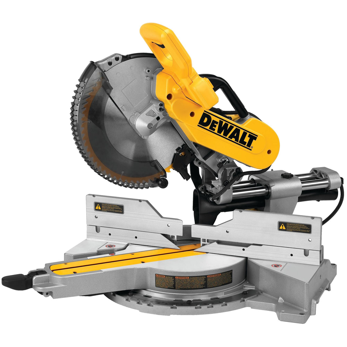 Sierra ingletadora deslizante de doble bisel DEWALT de 12 pulg. – Reacondicionada