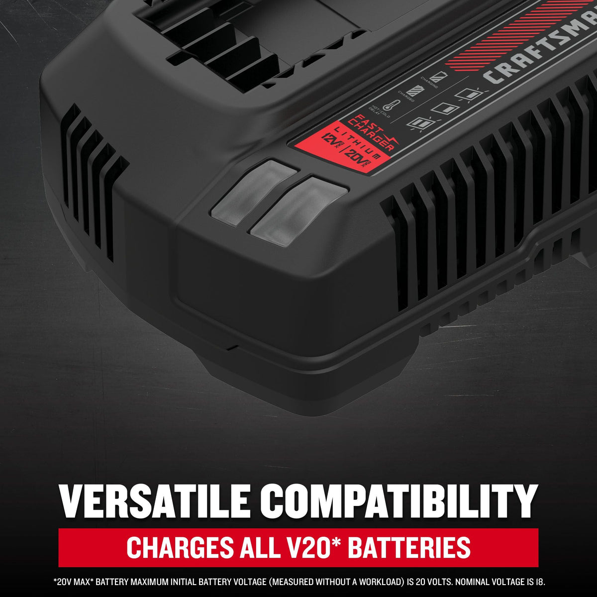CRAFTSMAN V20* 4Ah Lithium Ion Battery and Charger Starter Kit – Reconditioned