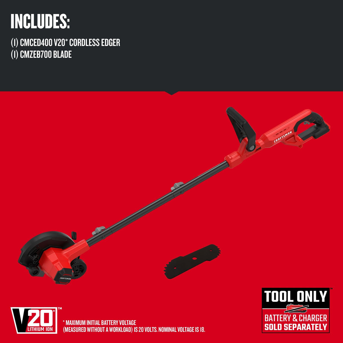 CRAFTSMAN V20* Cortabordes inalámbrico (solo herramienta) – Reacondicionado