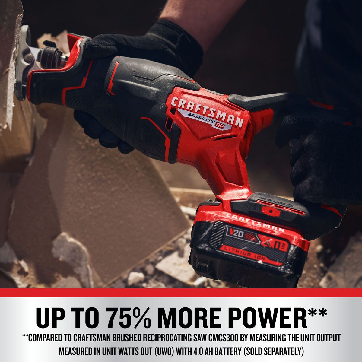 CRAFTSMAN V20* BRUSHLESS RP Cordless Reciprocating Saw (Tool Only) – Reconditioned