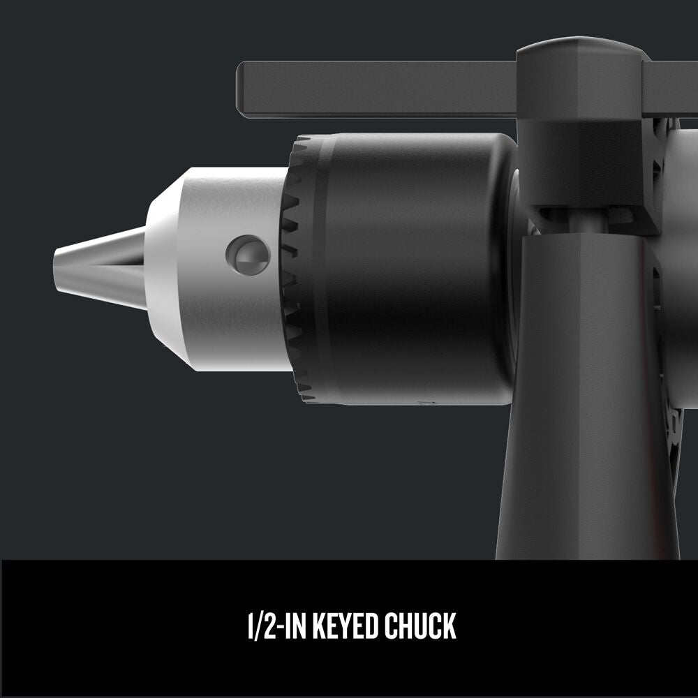 Taladro percutor eléctrico con cable de 1/2 pulgada de velocidad variable CRAFTSMAN (7 amperios) – Reacondicionado