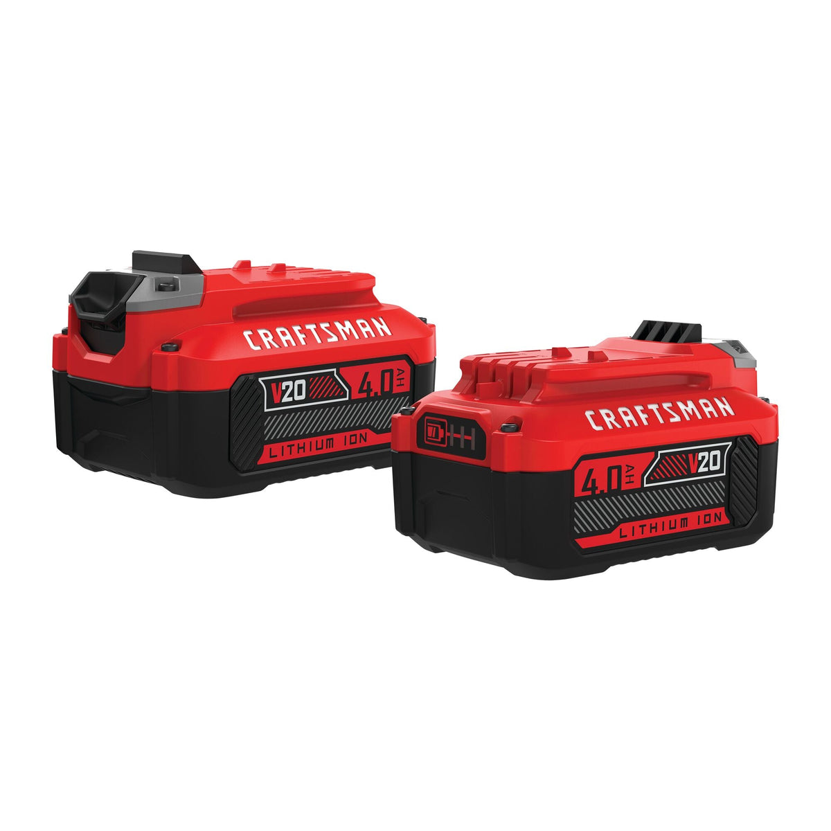 CRAFTSMAN V20* 4.0Ah Lithium Ion Battery (2-Pack) – Reconditioned