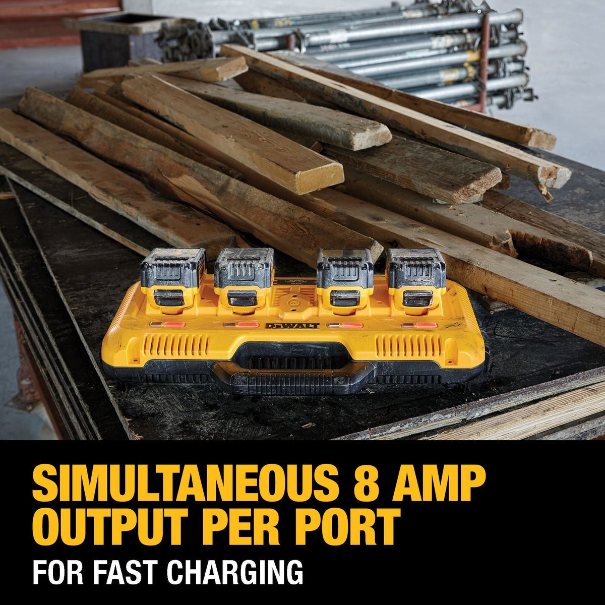 DEWALT 12V/ 20V/ 60V MAX* Multiport Simultaneous Fast Charger – Reconditioned