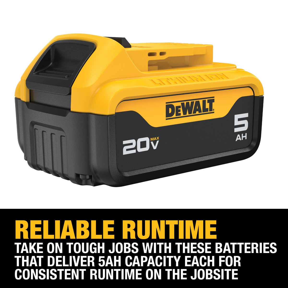 DEWALT 20V MAX* Lithium-Ion 5.0 Ah Starter Kit – Reconditioned