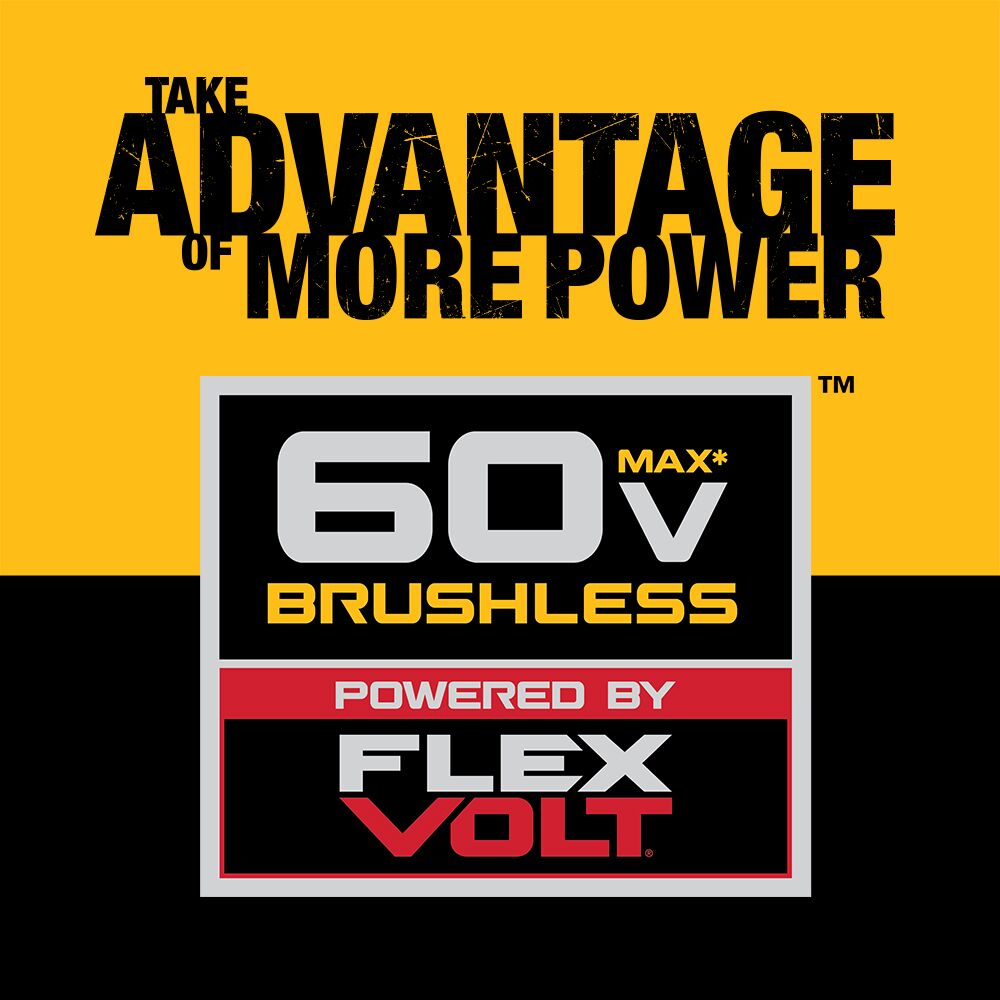 DEWALT FLEXVOLT 60V MAX* Sierra eléctrica inalámbrica sin escobillas de 16 pulg. (Solo herramienta) – Reacondicionada