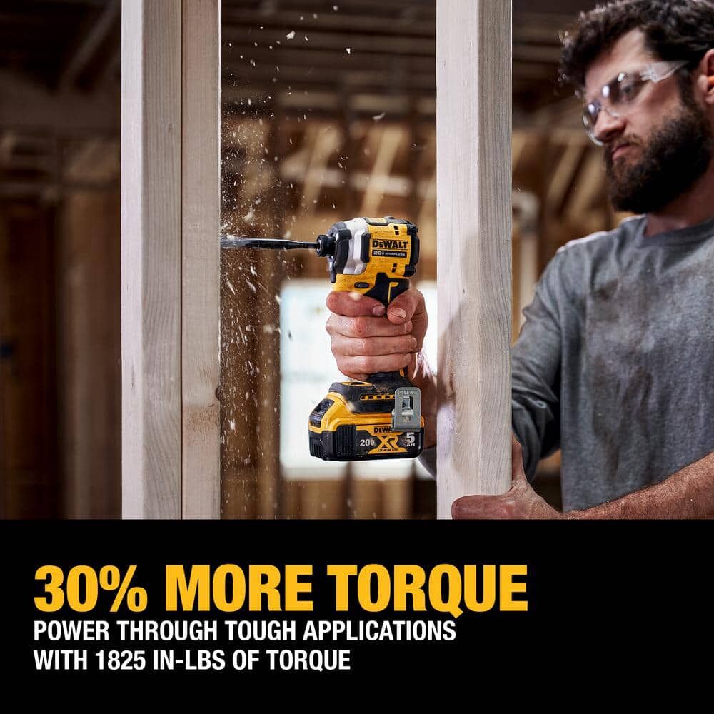 DEWALT 20V MAX* ATOMIC 1/4 in. 3-Speed Brushless Impact Driver (Tool Only) – Reconditioned