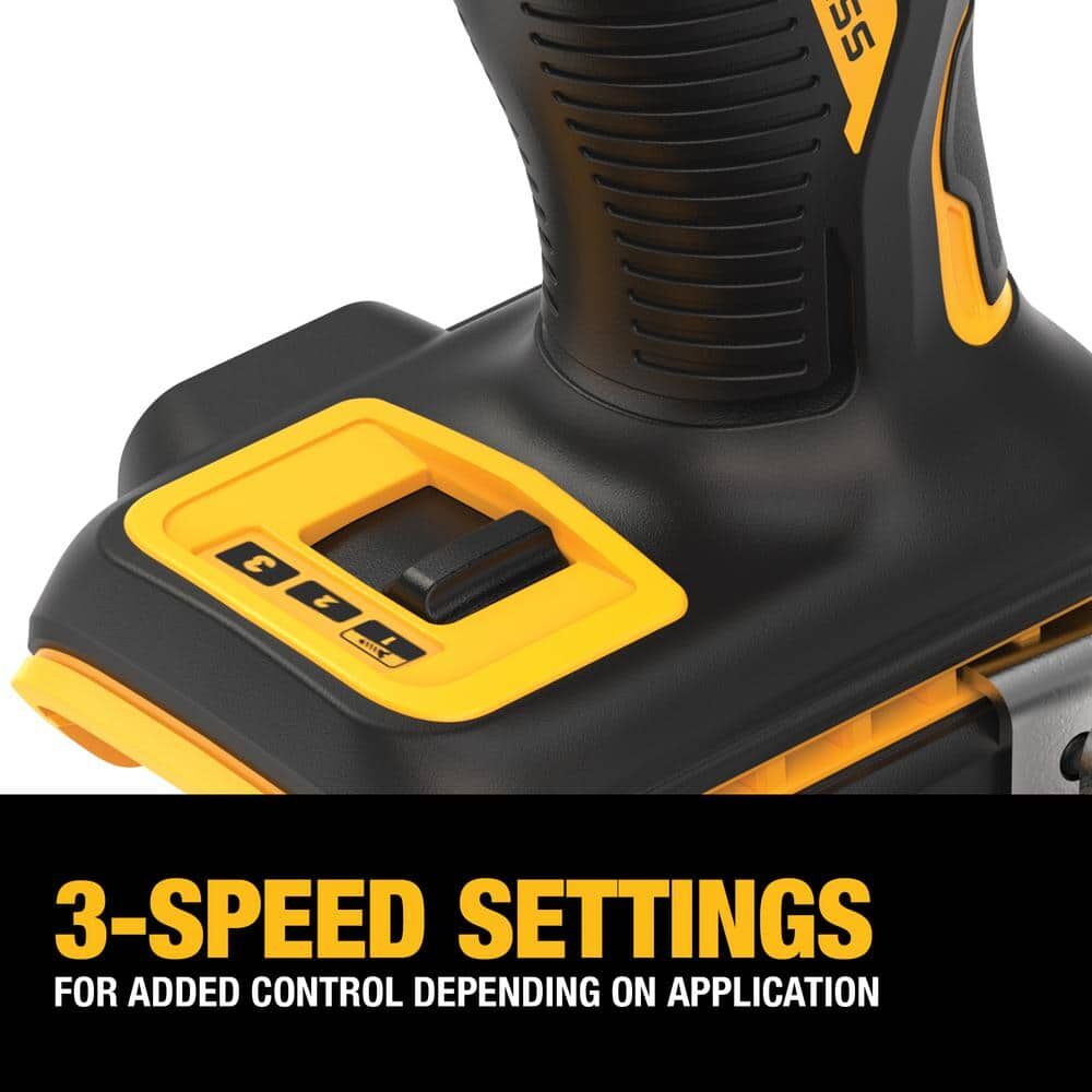 DEWALT 20V MAX* ATOMIC 1/4 in. 3-Speed Brushless Impact Driver (Tool Only) – Reconditioned