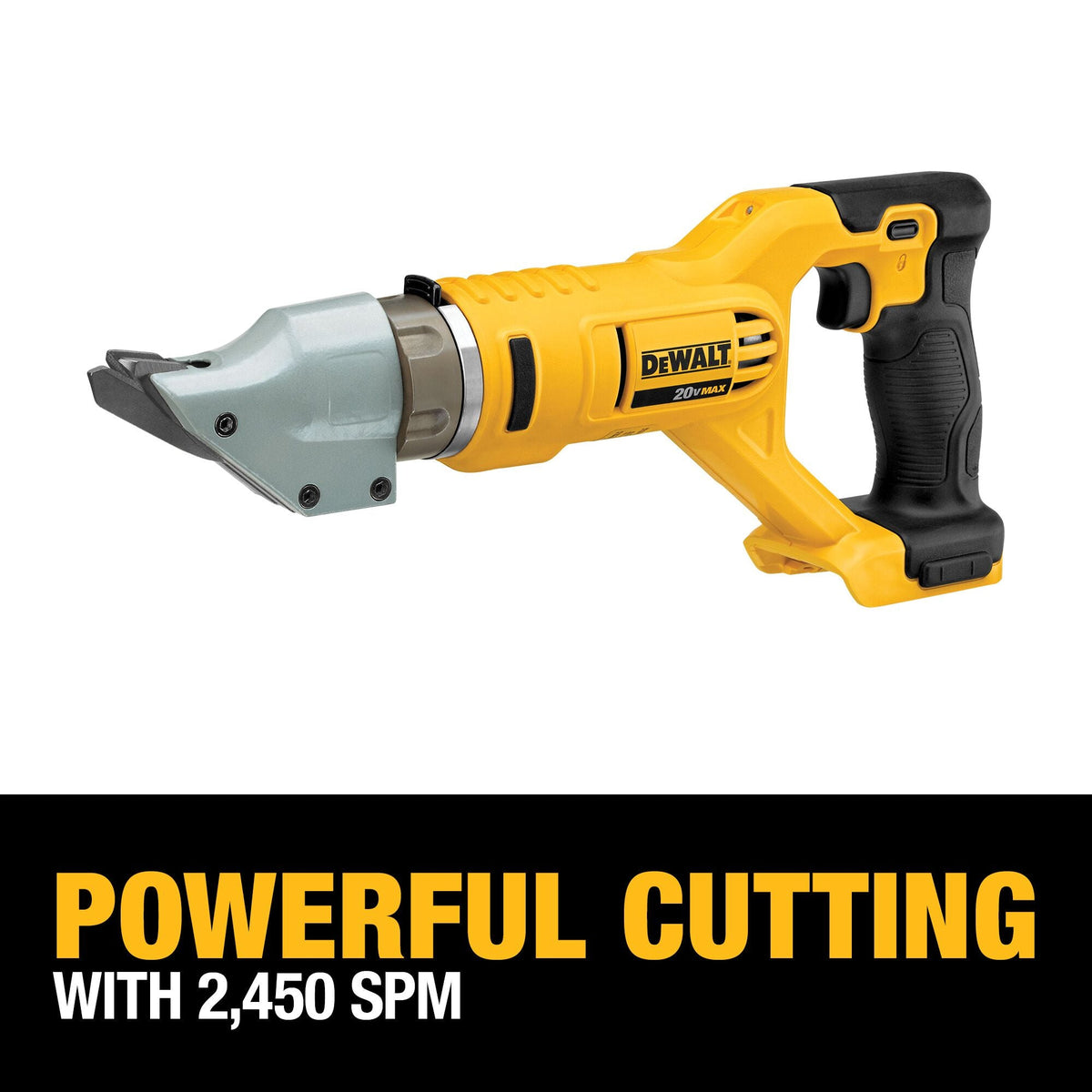 DEWALT 20V MAX* 14 Gauge Swivel Head Double Cut Metal Shear (Tool Only) – Reconditioned