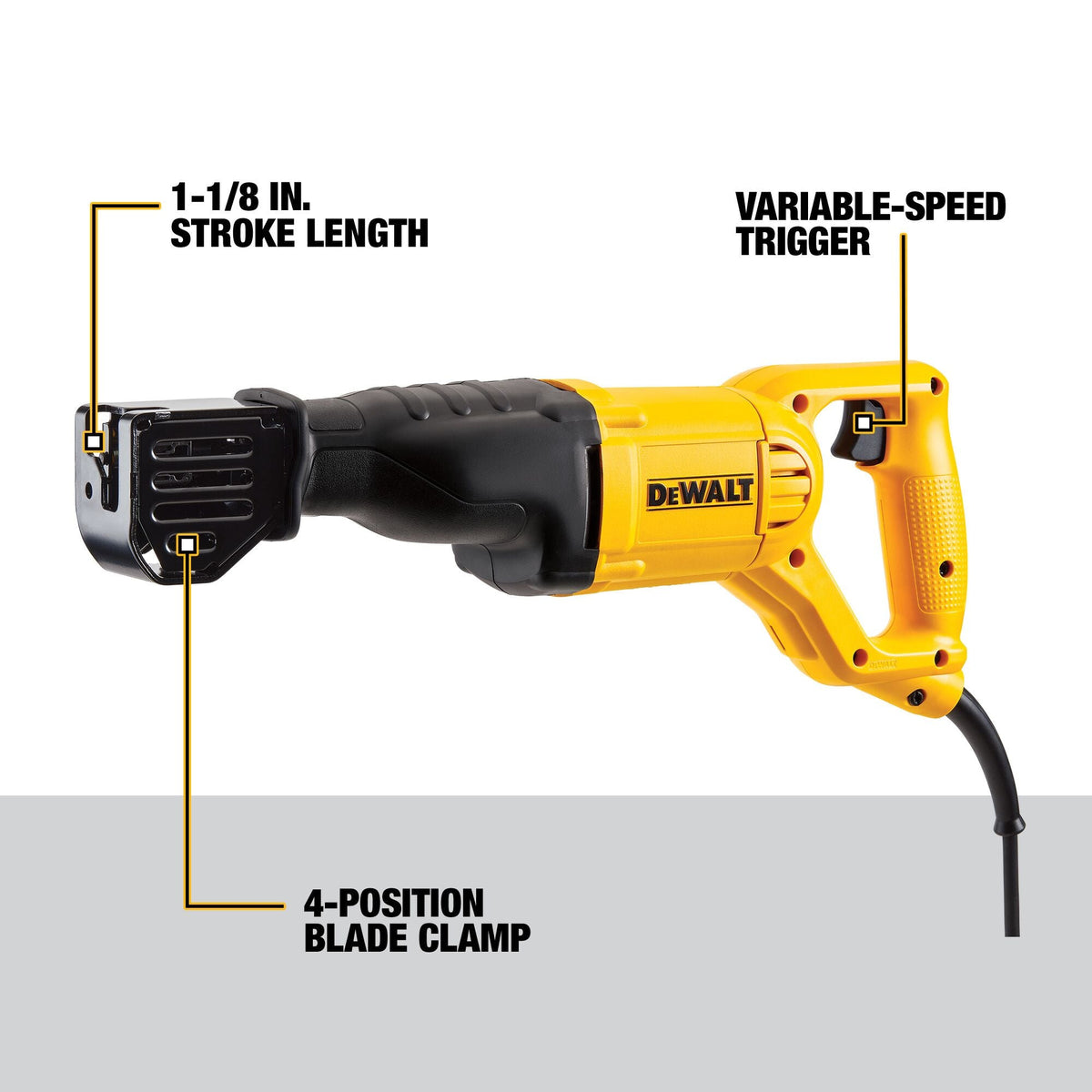 DEWALT 10 Amp Reciprocating Saw – Reconditioned