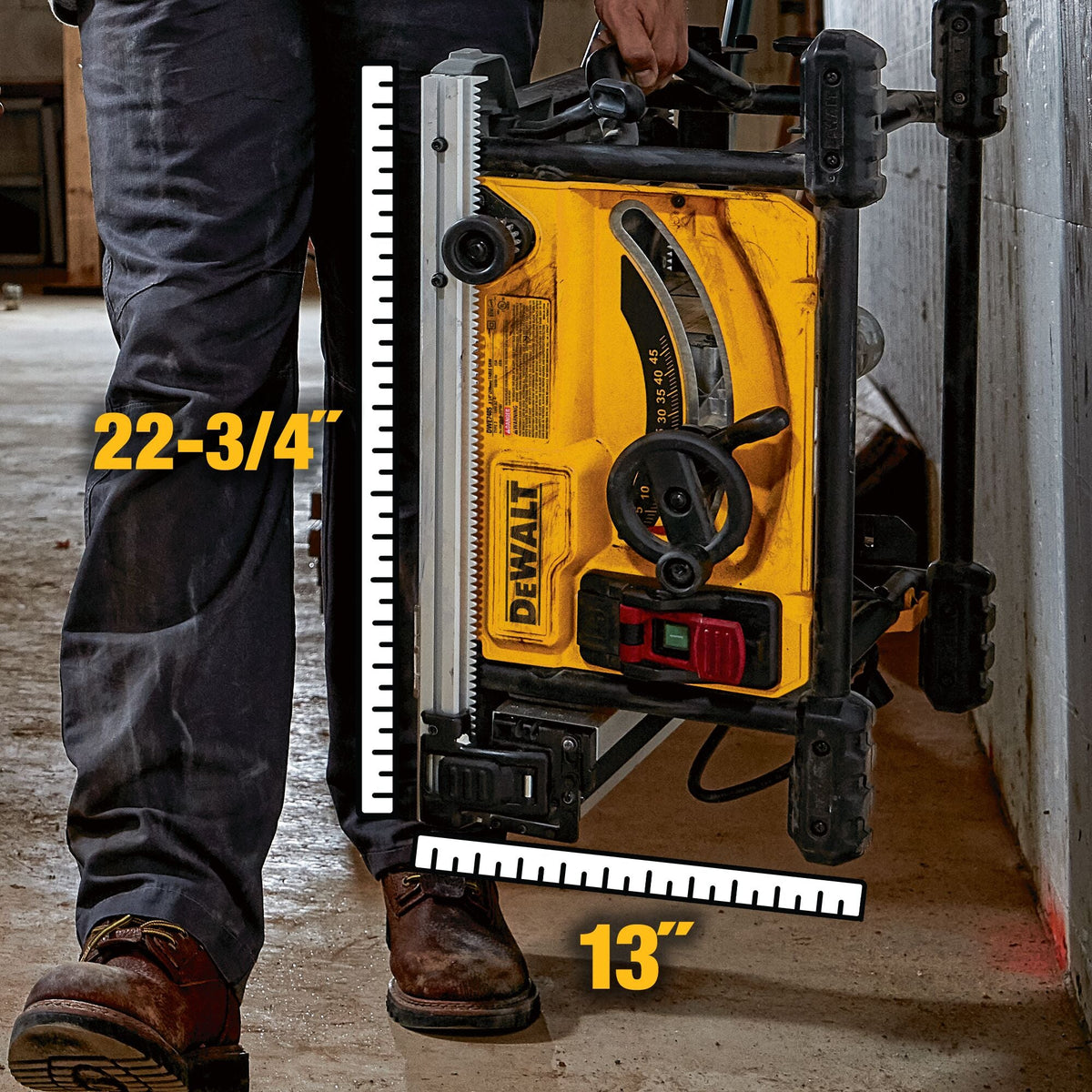 DEWALT 15 Amp 8-1/4 in. Compact Portable Jobsite Table Saw – Reconditioned