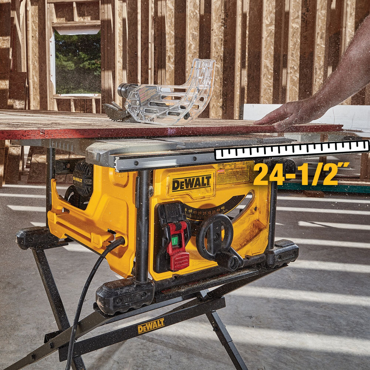 DEWALT 15 Amp 8-1/4 in. Compact Portable Jobsite Table Saw – Reconditioned
