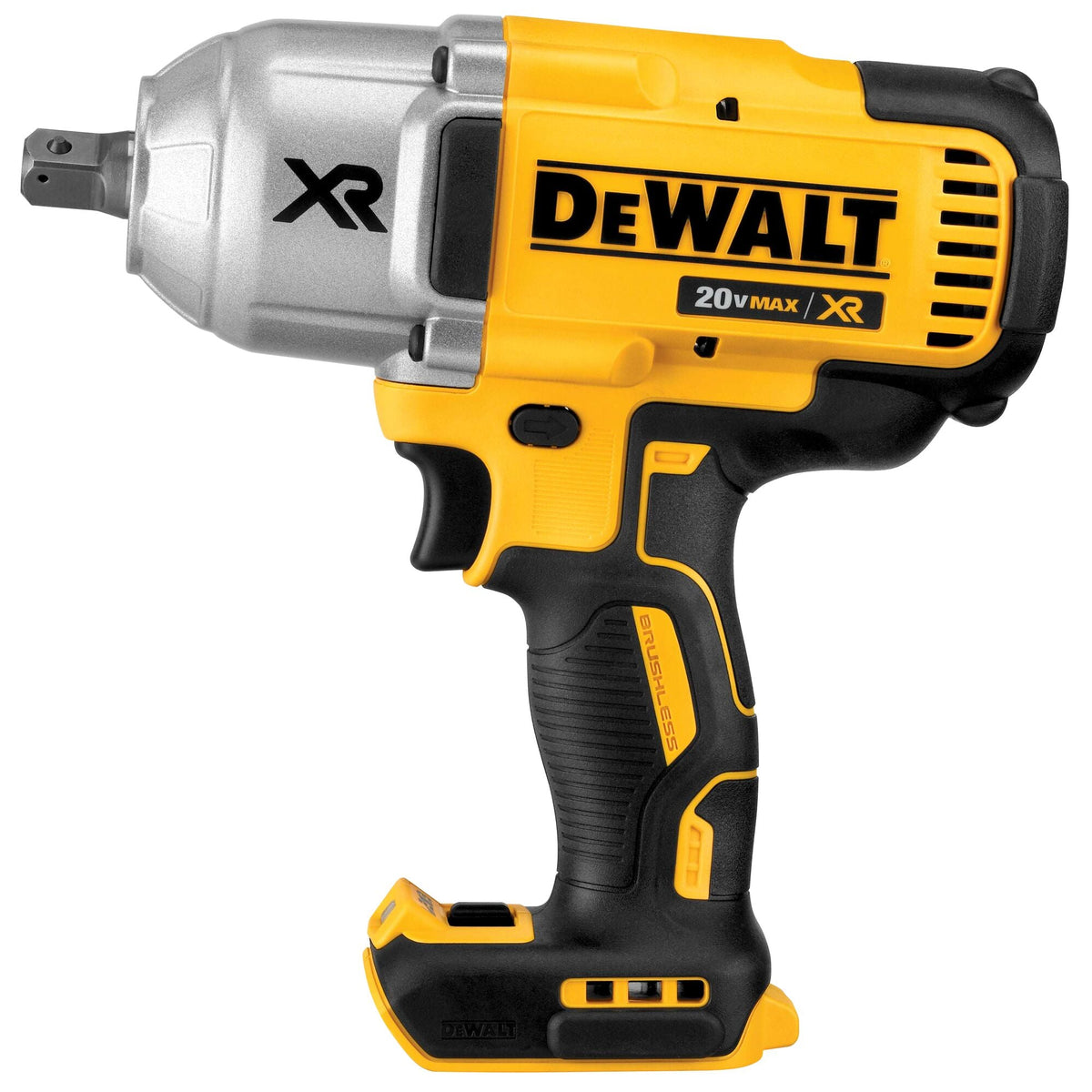 DEWALT 20V MAX* XR Brushless Cordless 1/2-Inch (13mm) High Torque Impact Wrench with Detent Anvil (Tool Only) – Reconditioned