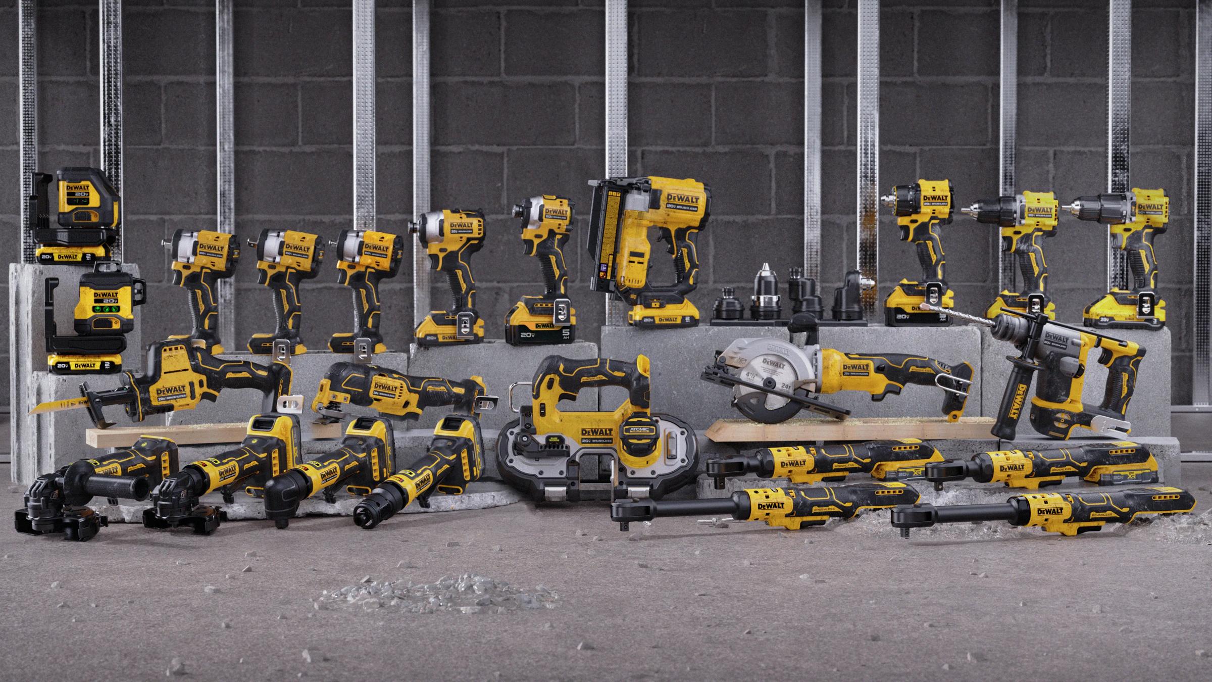 DEWALT ATOMIC cordless tool lineup