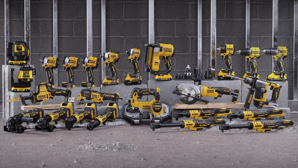 DEWALT ATOMIC 20V MAX cordless tool lineup