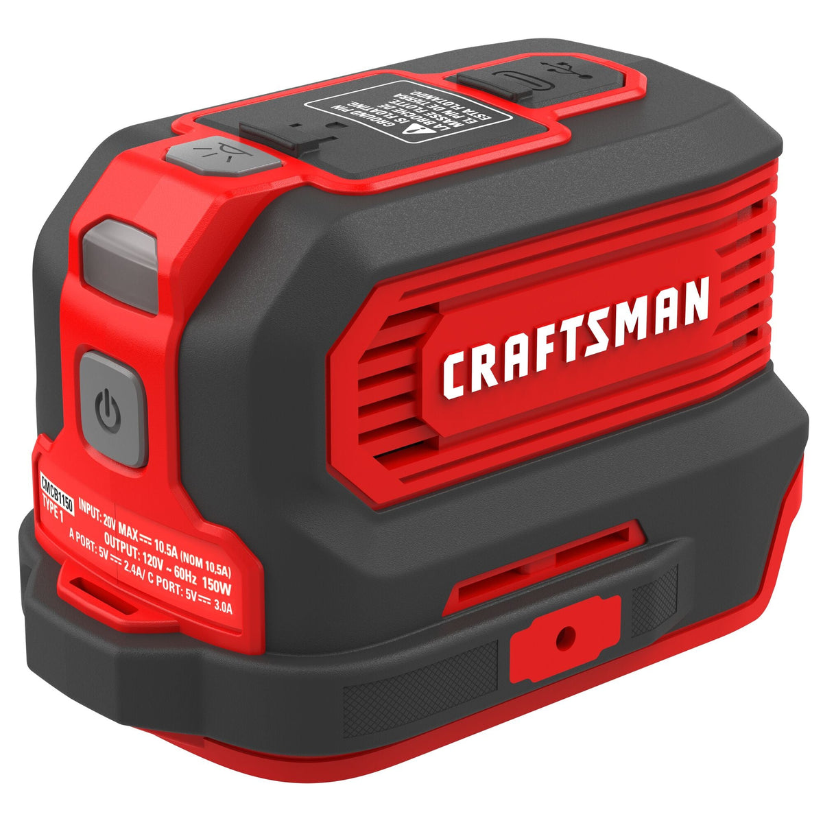 CRAFTSMAN V20* Estación de energía portátil/inversor (150 vatios) (solo herramienta) – Reacondicionado