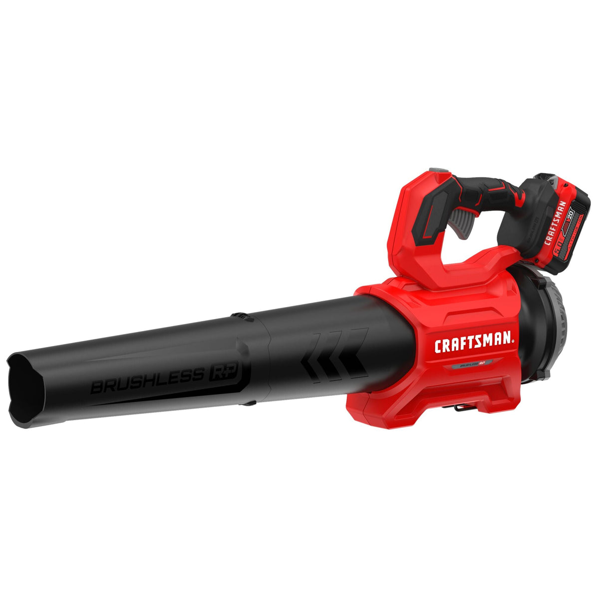 CRAFTSMAN V20* BRUSHLESS RP Cordless Axial Leaf Blower with (1) 5.0ah Battery and Charger – Reconditioned