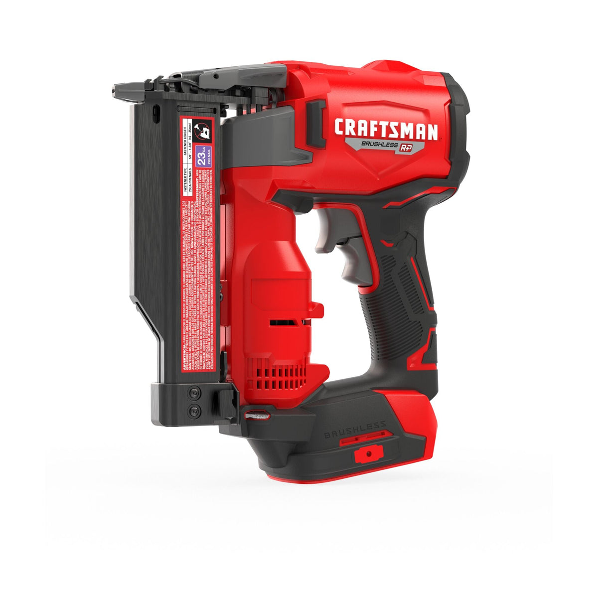 CRAFTSMAN V20* BRUSHLESS RP Cordless 23 Gauge Pin Nailer (Tool Only) – Reconditioned