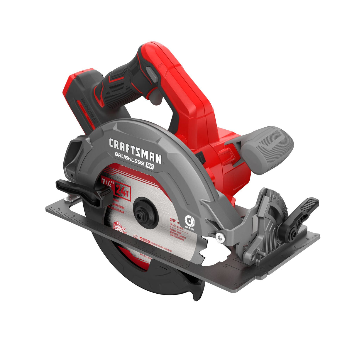 Sierra circular inalámbrica CRAFTSMAN V20* BRUSHLESS RP de 7-1/4 pulgadas (solo herramienta) – Reacondicionada