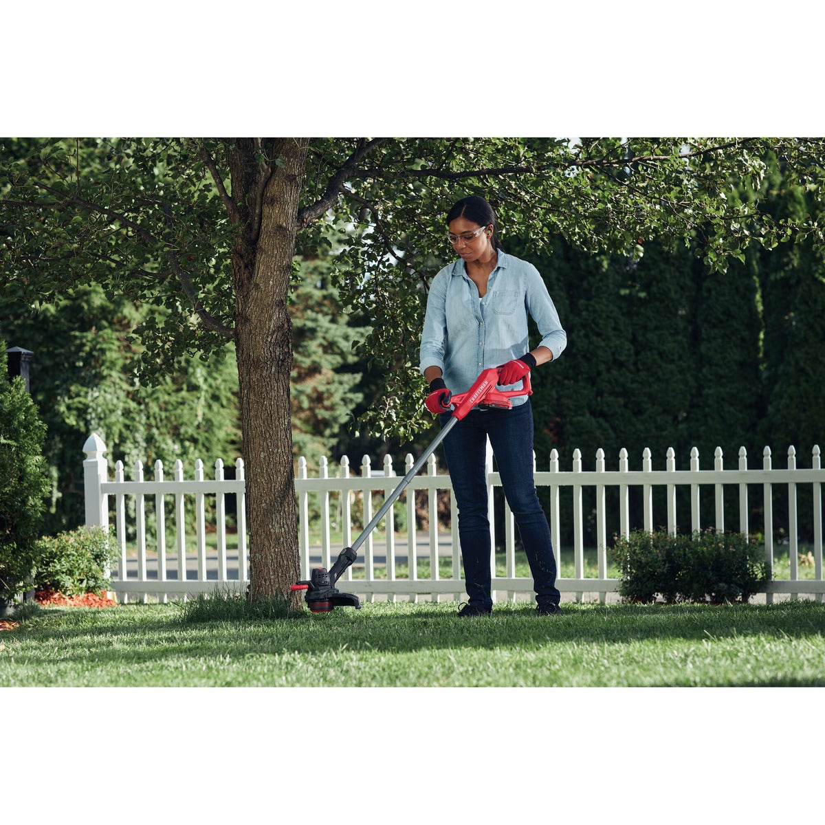 CRAFTSMAN V20* Cordless 10-Inch WEEDWACKER String Trimmer and Edger Kit with (1) 2.0Ah Battery and Charger – Reconditioned