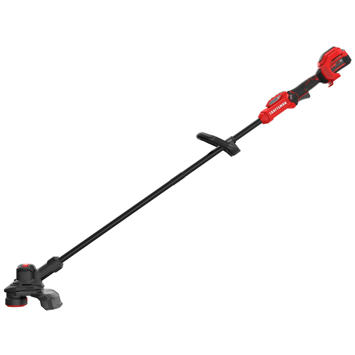 CRAFTSMAN V20* BRUSHLESS RP Cordless Adjustable String Trimmer with (1) 5.0ah Battery and Charger – Reconditioned