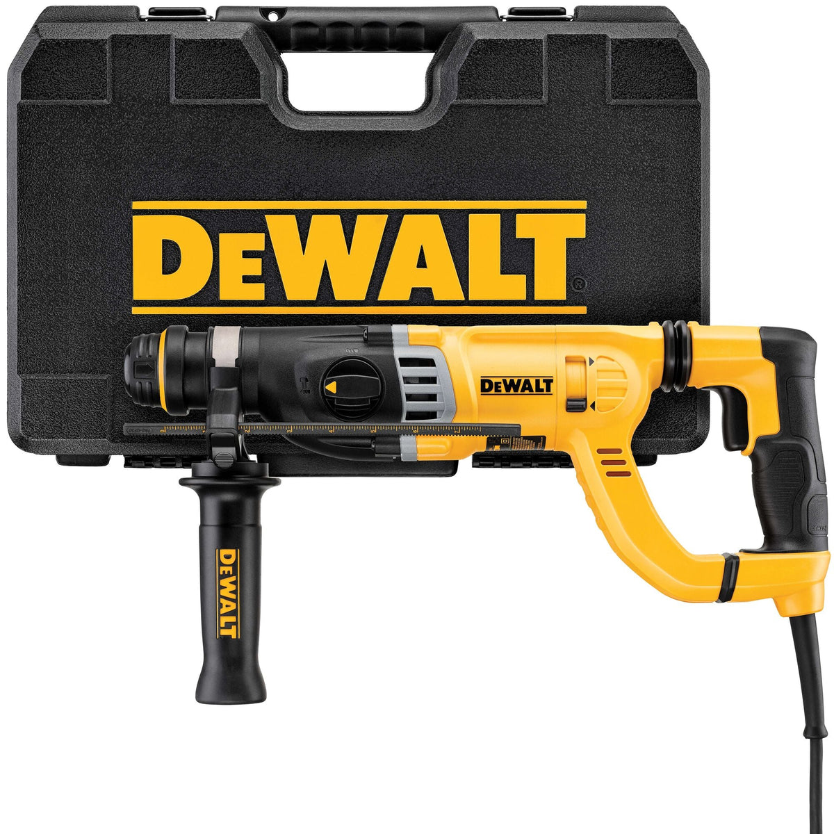 DEWALT 1-1/8-Inch (29mm) Corded Electric SDS PLUS D-Handle Hammer Kit – Reconditioned