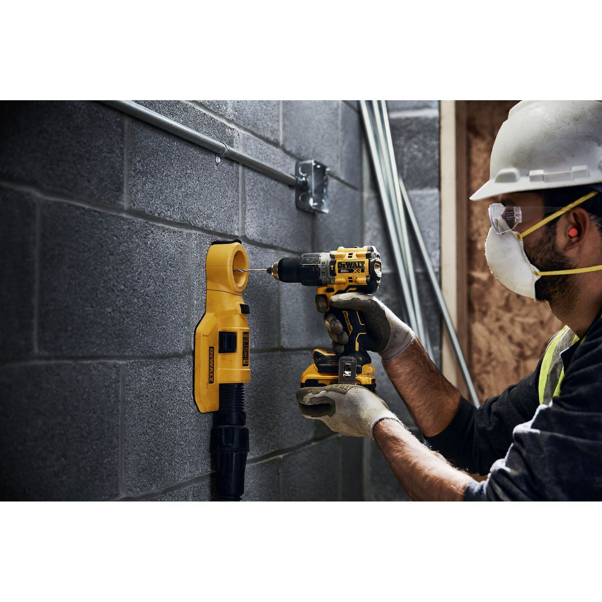 Taladro/destornillador percutor inalámbrico sin escobillas DEWALT 20V MAX* XR de 1/2 pulg. (Solo herramienta) – Reacondicionado