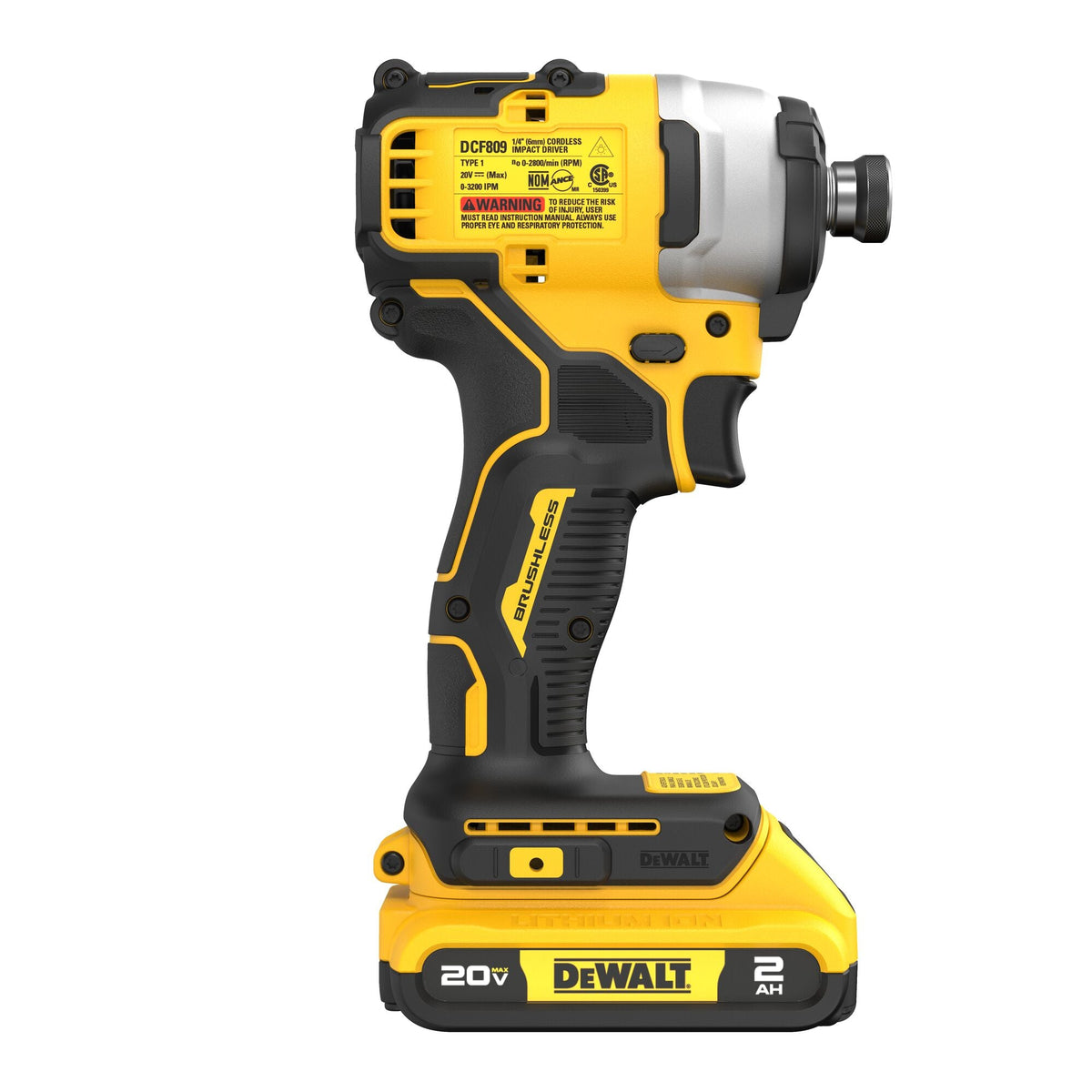DEWALT ATOMIC 20V MAX* Brushless Cordless 1/4 in. Compact Impact Driver Kit – Reconditioned