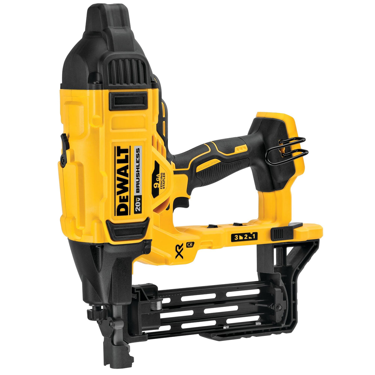 DEWALT 20V MAX* XR Engrapadora de cercas inalámbrica de 9ga (Solo herramienta) – Reacondicionada