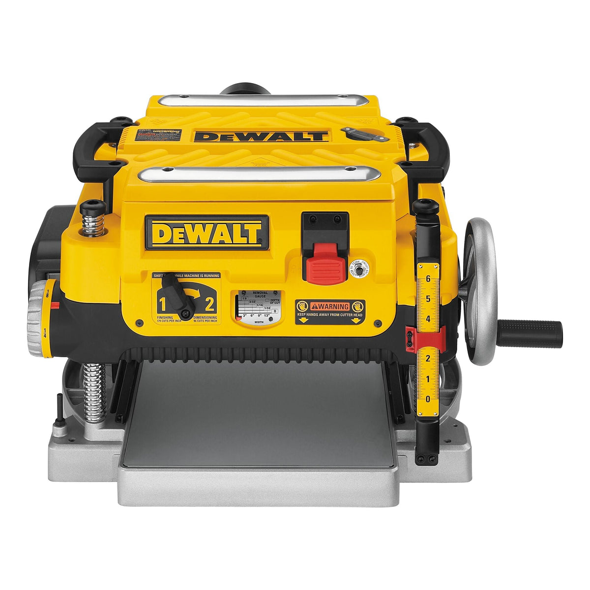 DEWALT 13-Inch (330mm) Corded Electric Three Knife, Two Speed Thickness Planer (15 Amp) – Reconditioned