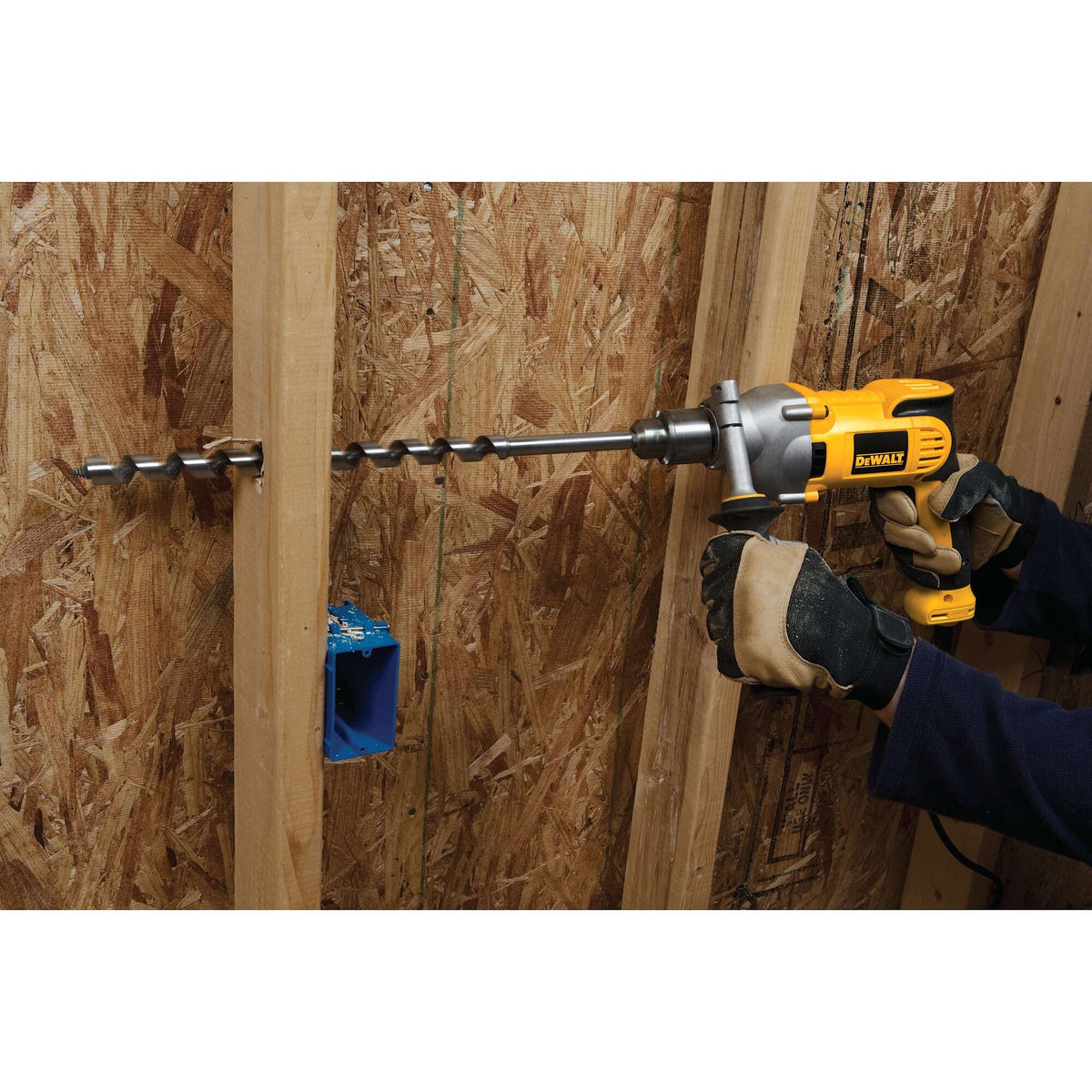 Taladro eléctrico con cable DEWALT de 1/2 pulgada (13 mm), empuñadura tipo pistola, 10 amperios – Reacondicionado