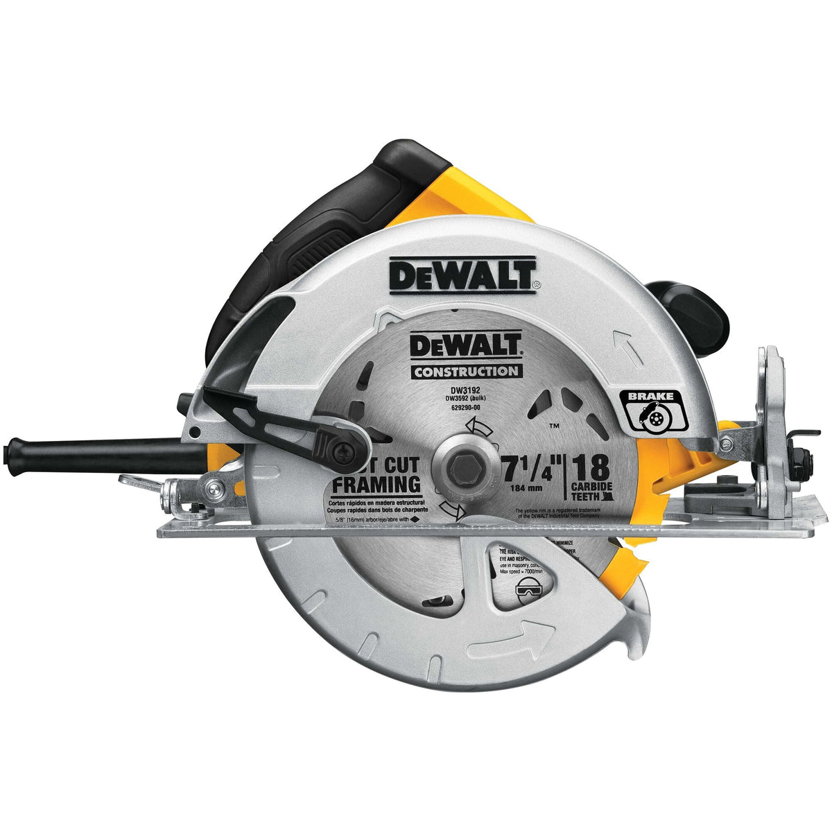 DEWALT 7-1/4 in. Lightweight Circular Saw With Contractor Bag (Tool Only) – Reconditioned