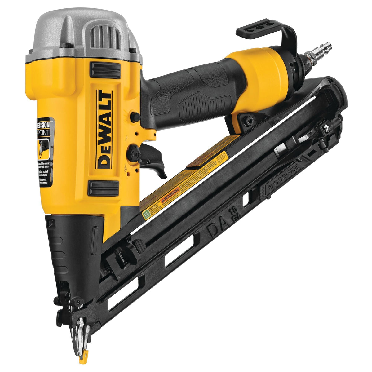 Clavadora angular de acabado DEWALT de 15 GA Precision Point estilo "DA" – Reacondicionada