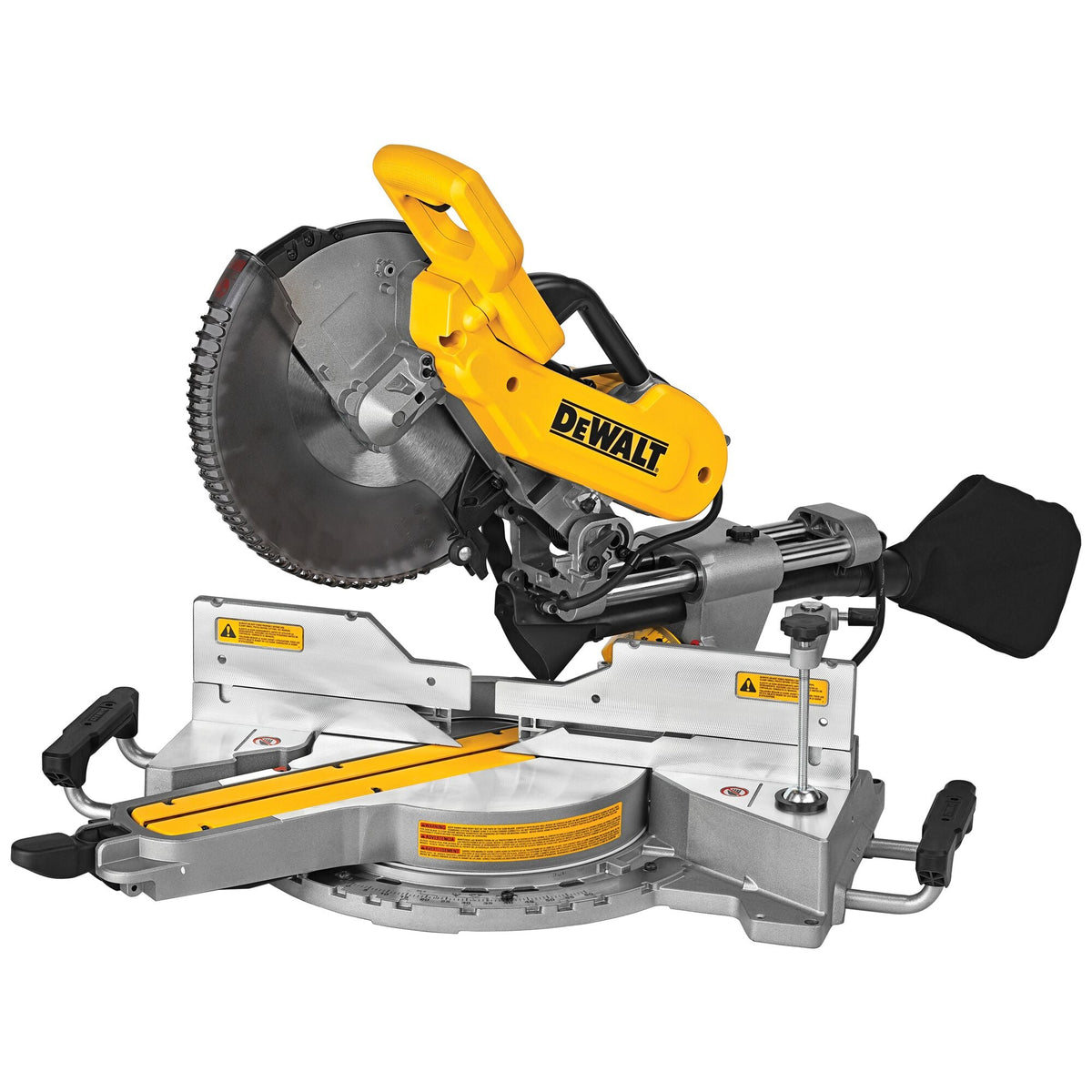 Sierra ingletadora deslizante de doble bisel DEWALT de 12 pulg. – Reacondicionada