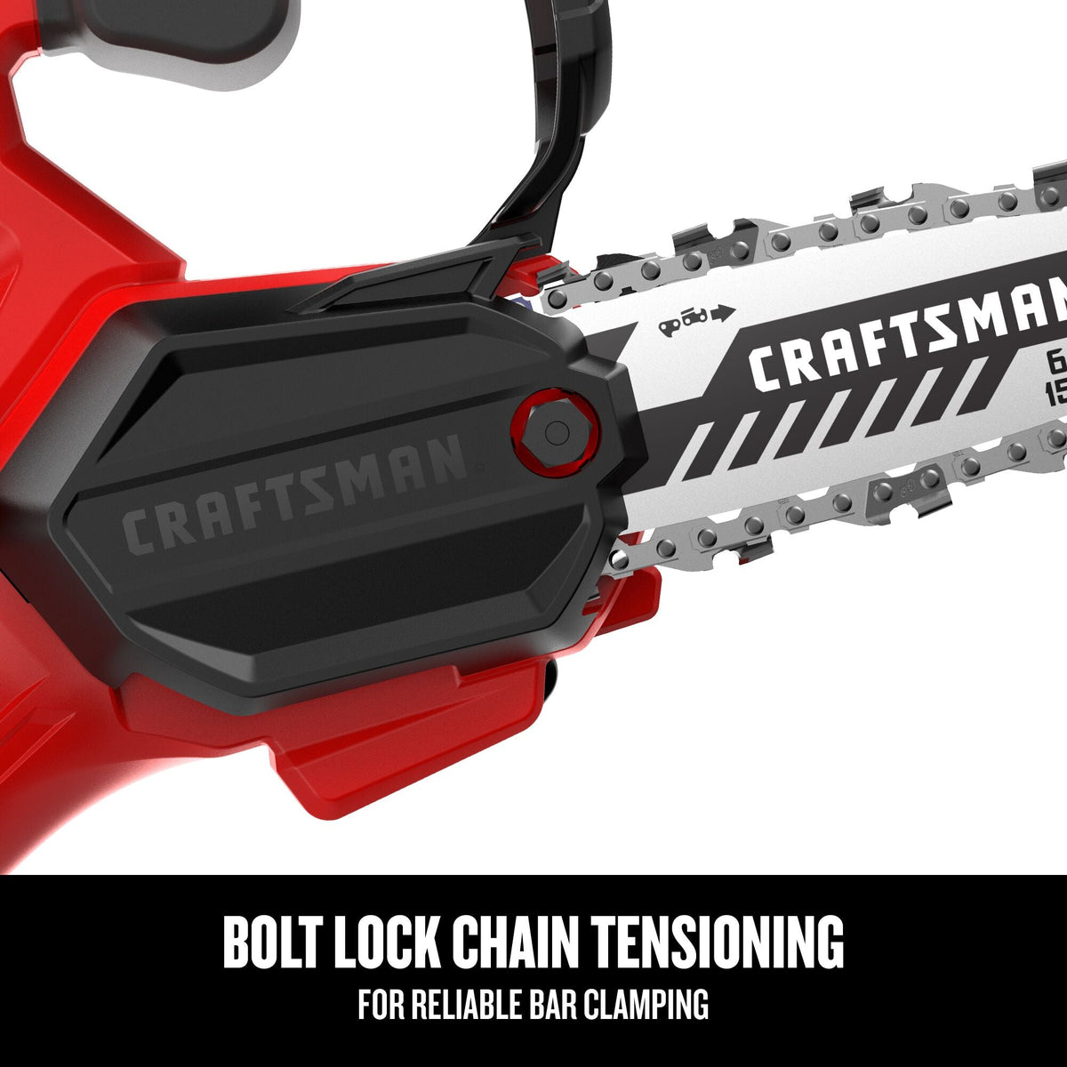 CRAFTSMAN V20* Kit de motosierra de poda inalámbrica de 6 pulgadas con (1) batería de 2.0 Ah y cargador – Reacondicionado