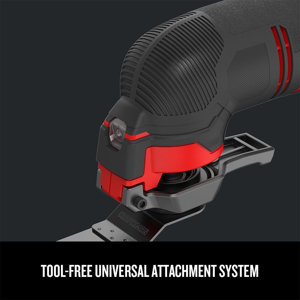 Herramienta oscilante inalámbrica CRAFTSMAN V20* con (1) batería de 2.0 ah y cargador – Reacondicionada