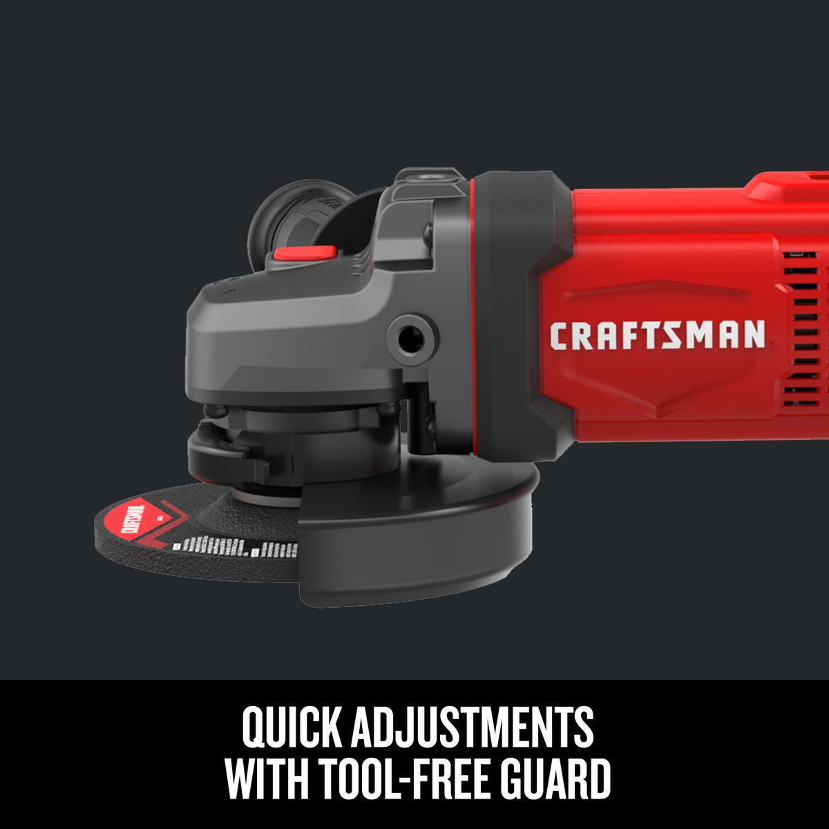CRAFTSMAN V20* Esmeriladora angular pequeña inalámbrica de 4.5 pulgadas (Solo herramienta) – Reacondicionada