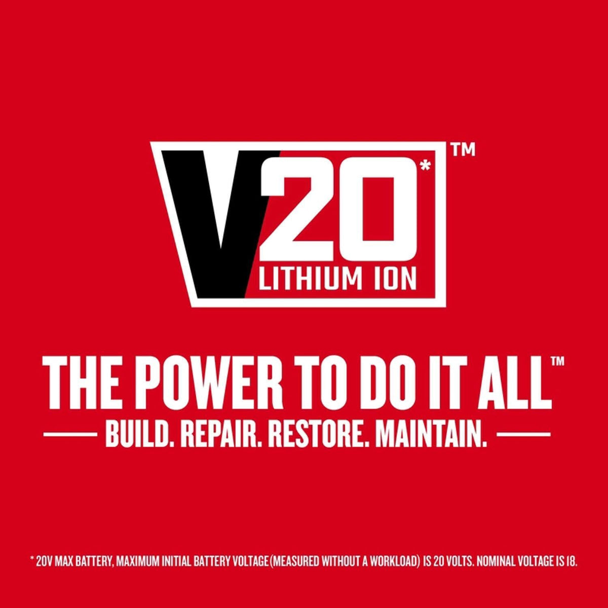CRAFTSMAN V20* Kit combo inalámbrico de 7 herramientas con (2) baterías de 2.0Ah y cargador – Reacondicionado
